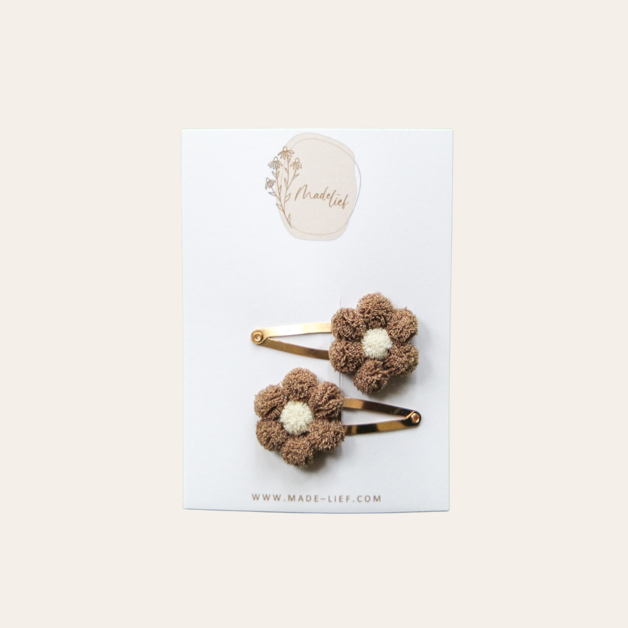 Daisy - pompon - Brown
