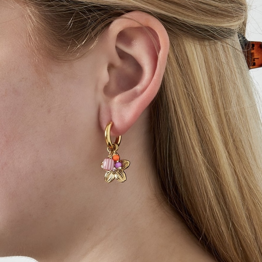 Oorbellen - Bloom Hoops