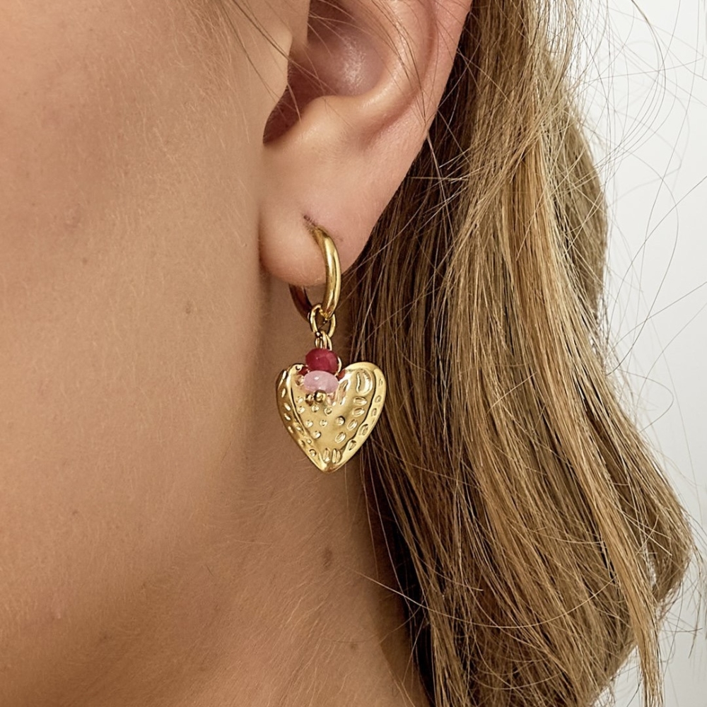 Oorbellen - Liefdeshartjes