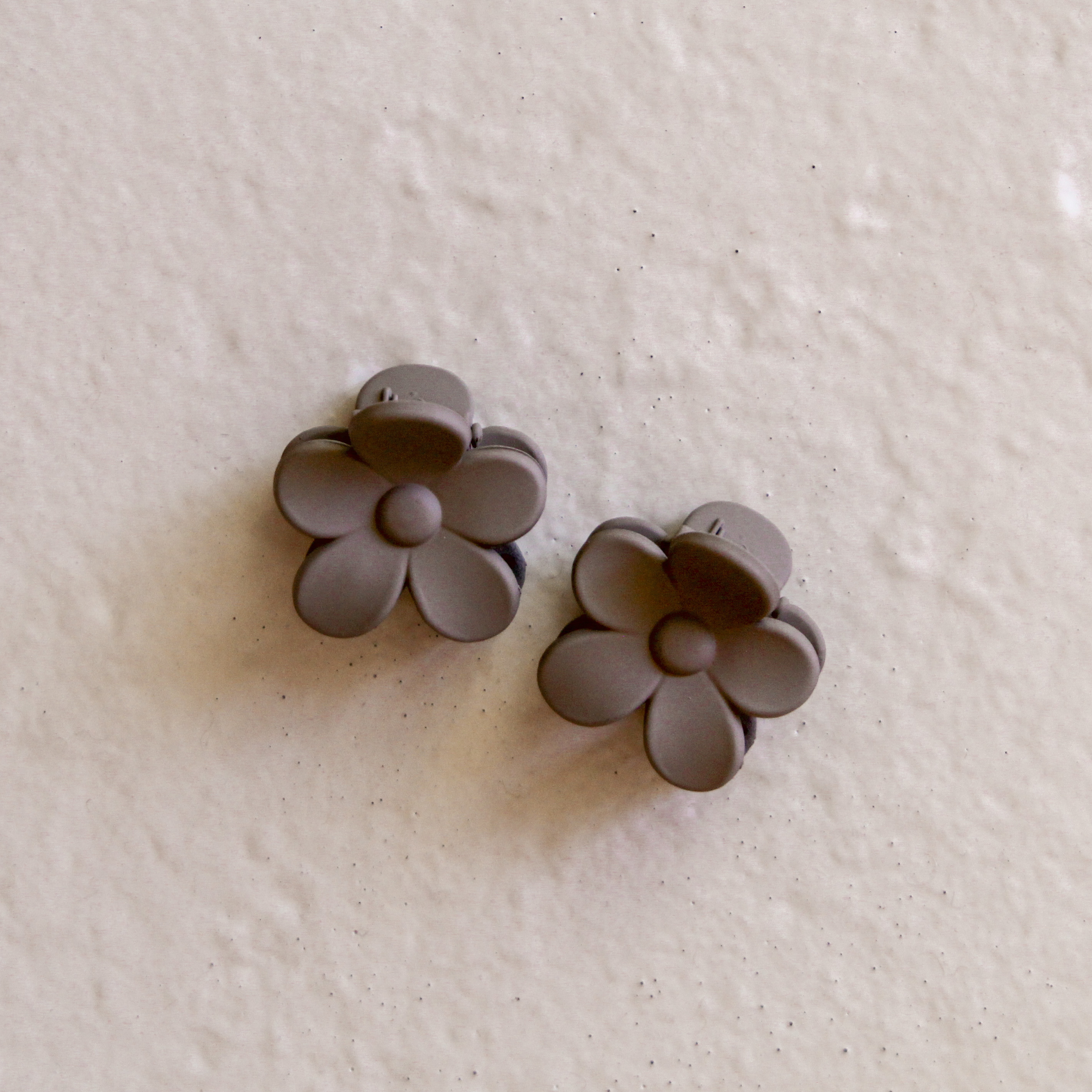Haarclip Small Daisy - Taupe