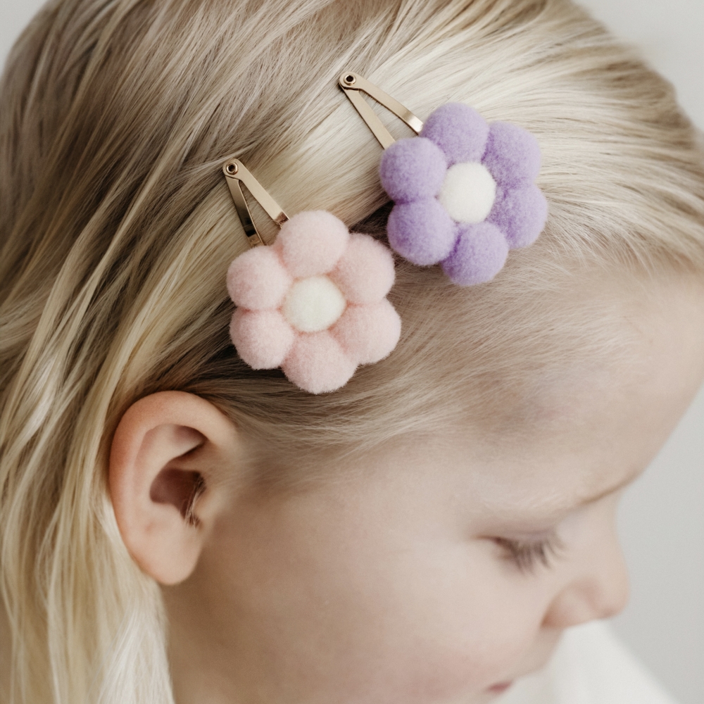 Pompon Flowers - set