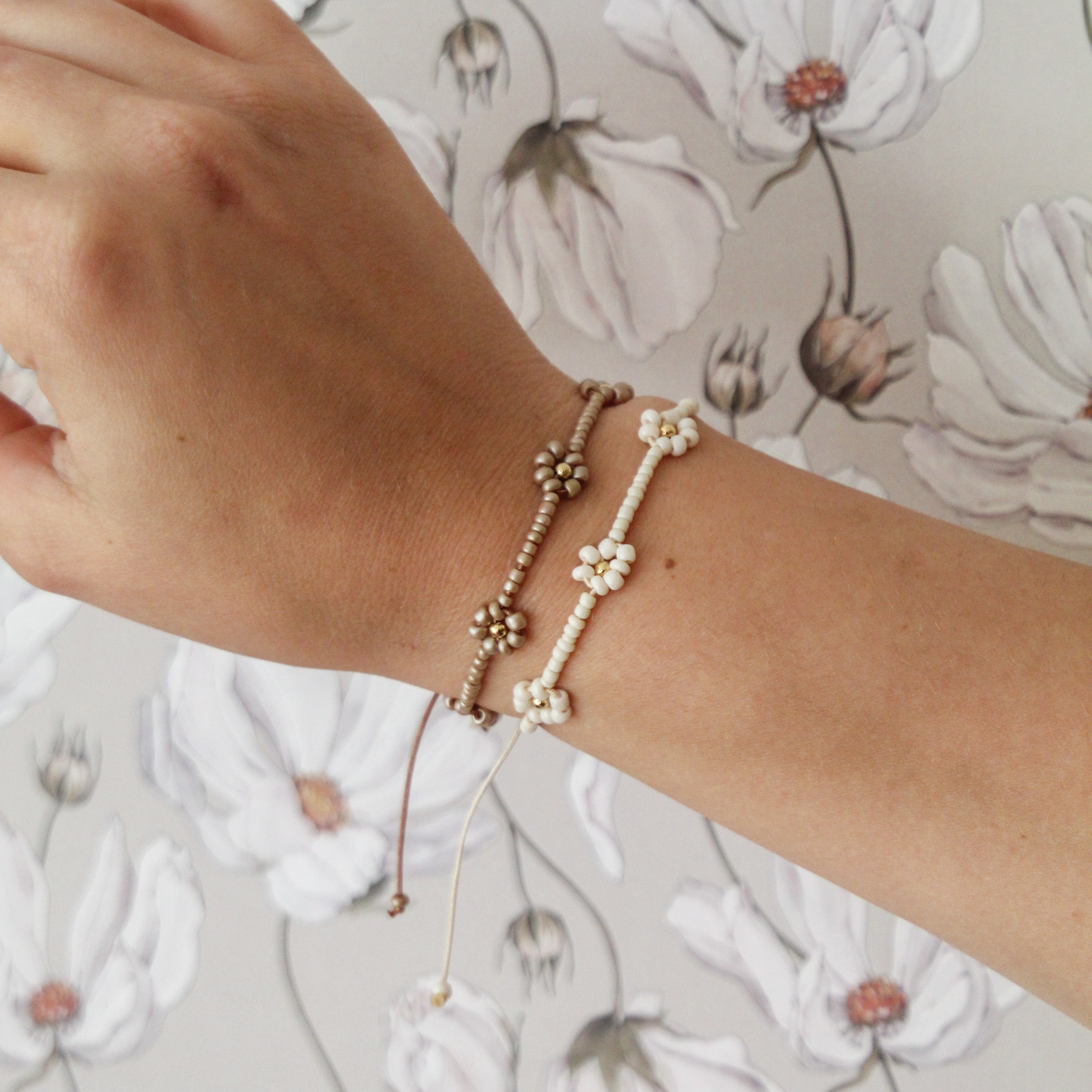 Mom&Mini armbandset - Taupe