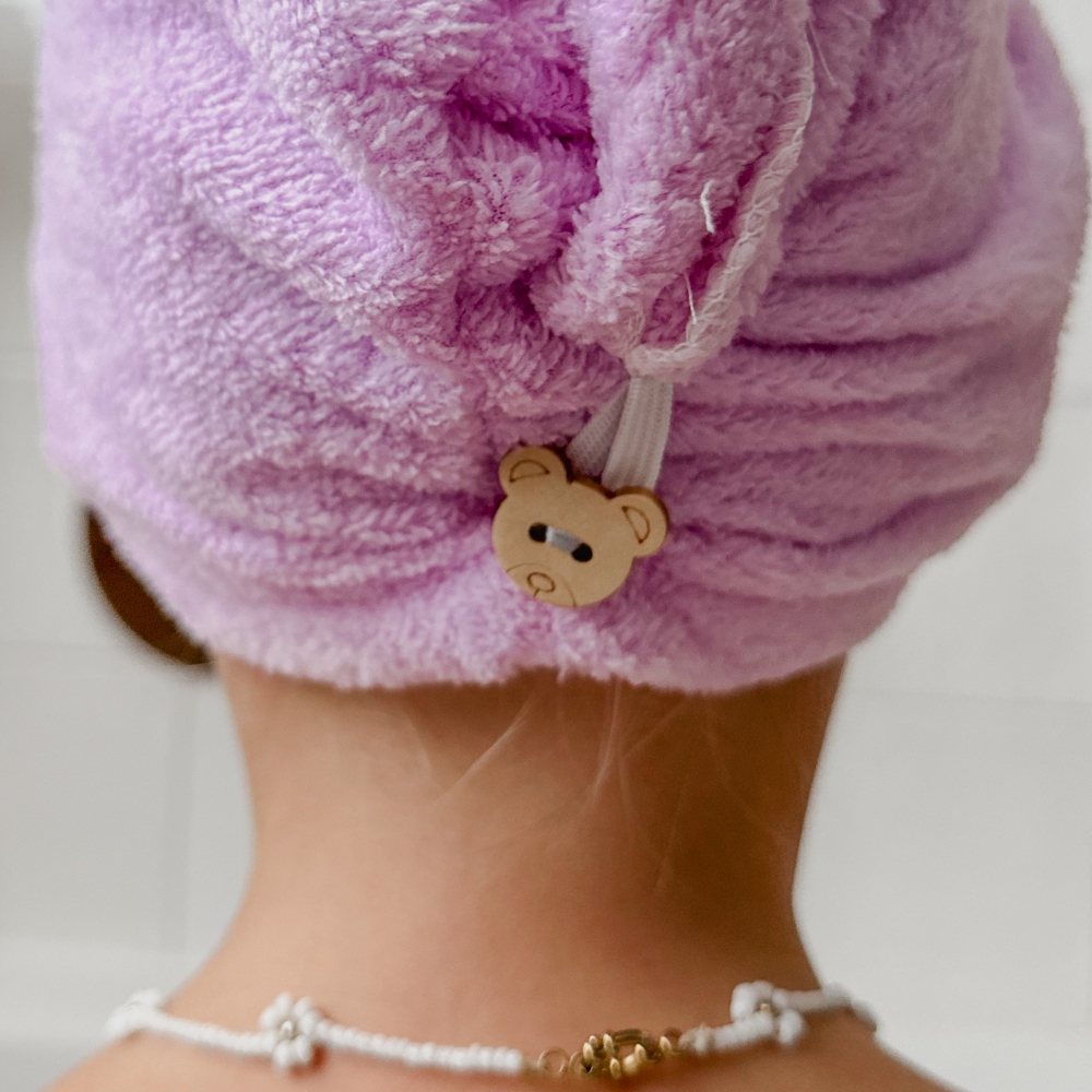 Haarhanddoek - Lila