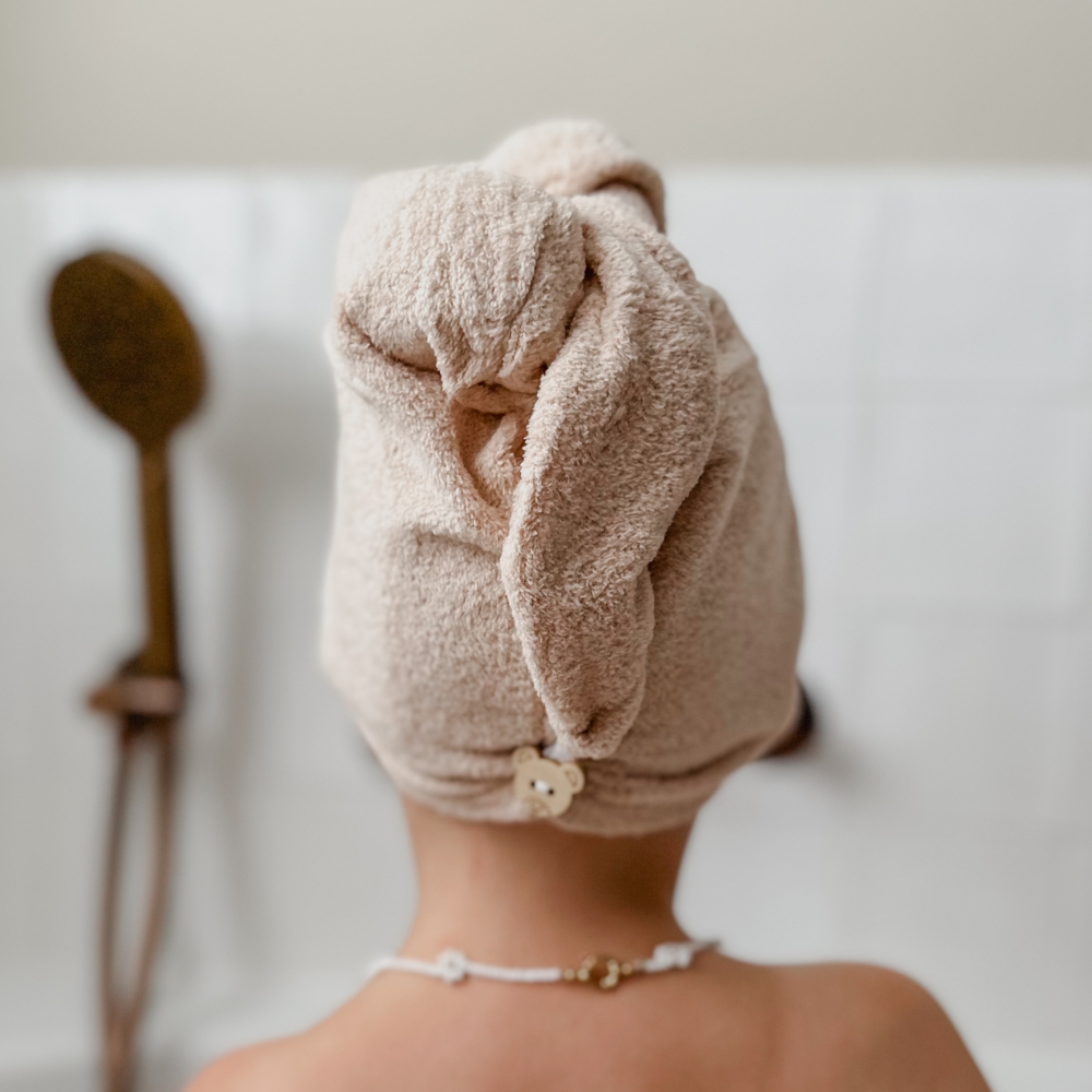 Haarhanddoek - Beige
