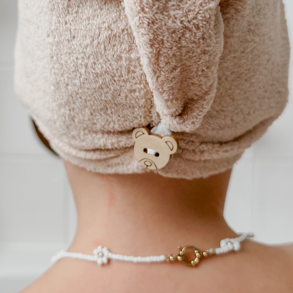 Haarhanddoek - Beige