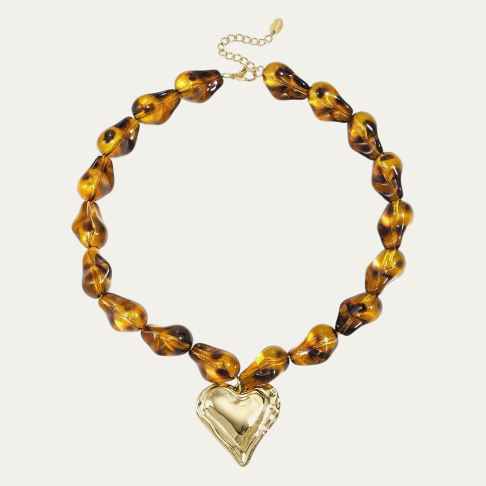 Ketting Leopard - Heart