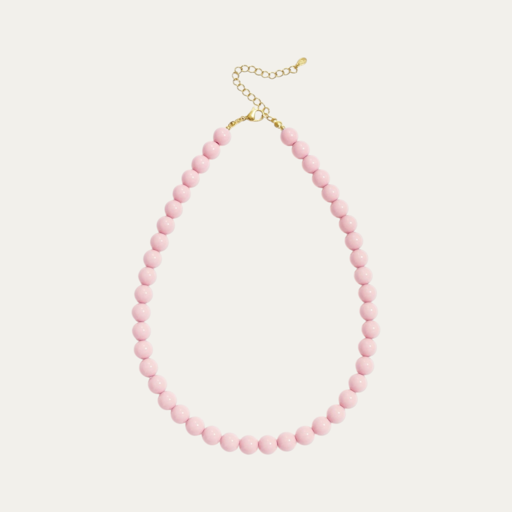 Kralenketting -  Lichtroze Medium