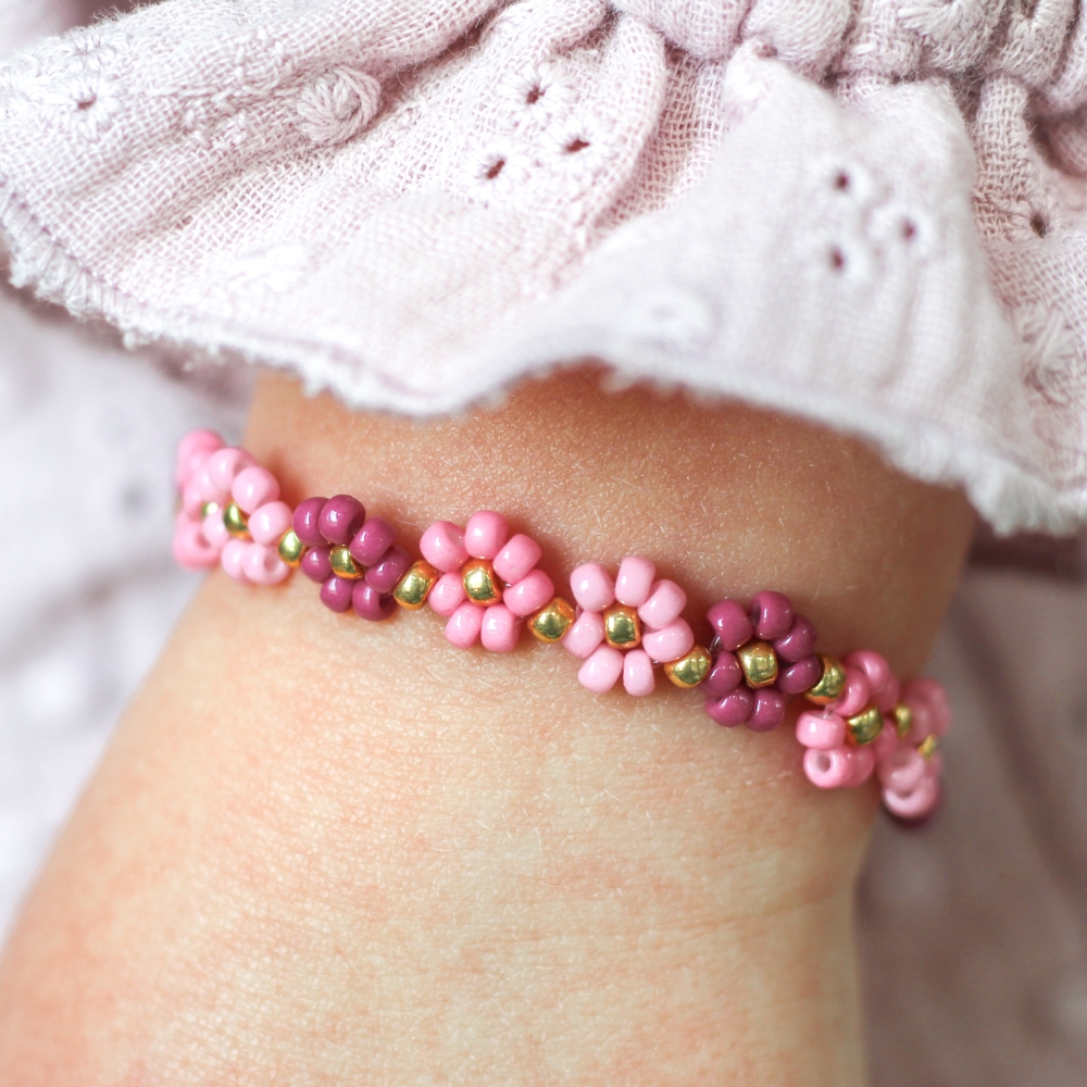 Kinderarmbandje - Floral Kiss