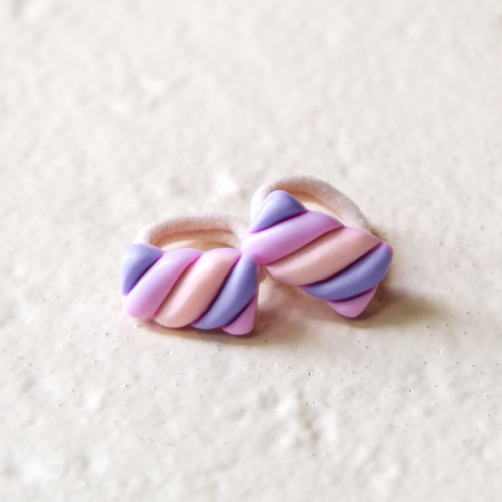Haarelastiekjes - Spekje Lilac
