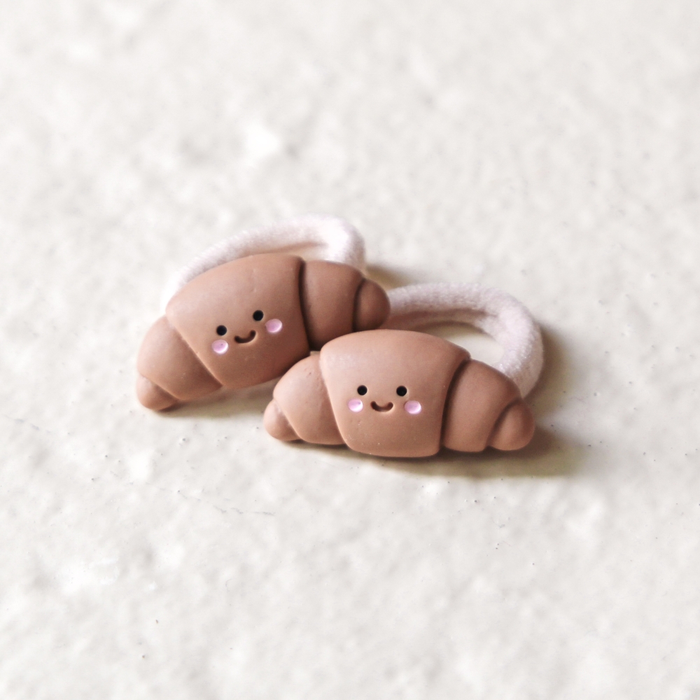 Haarelastiekjes - Happy Croissant