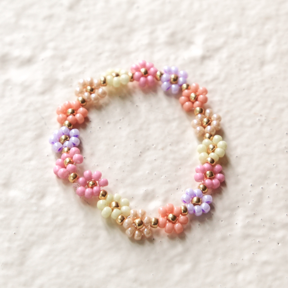 Kinderarmbandje - Pastel Petals