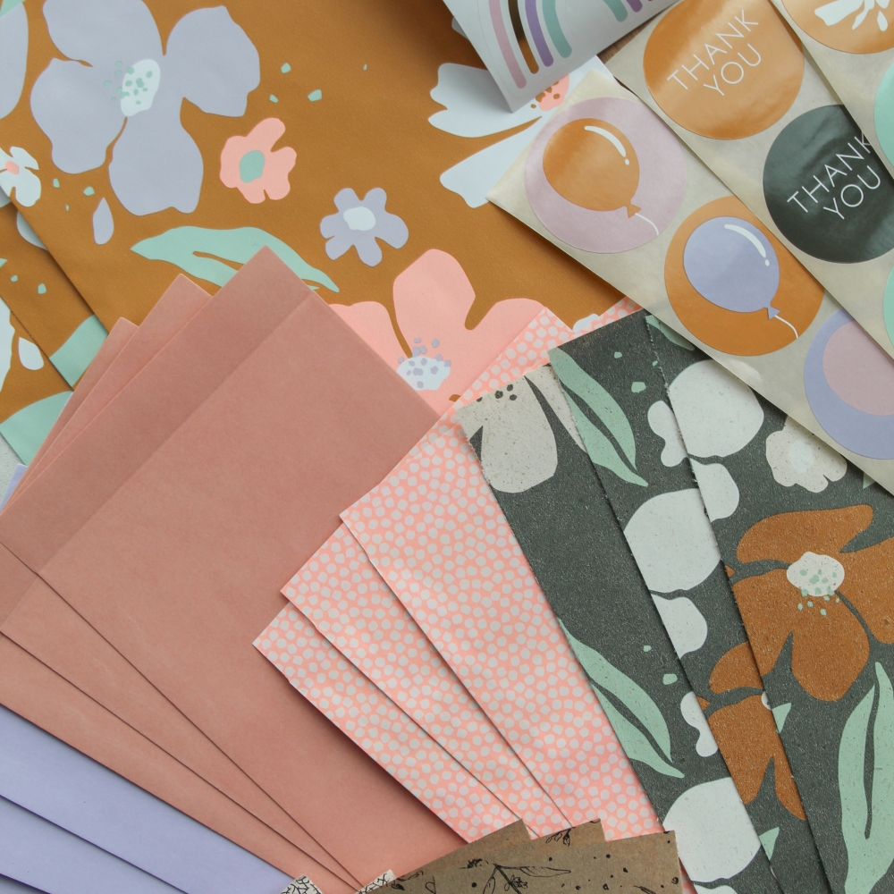 Happy Wrapping Set - Warm&Lila