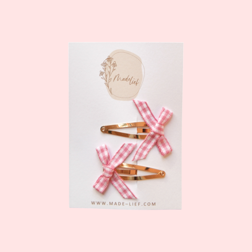 Strikjes Ruit - Roze