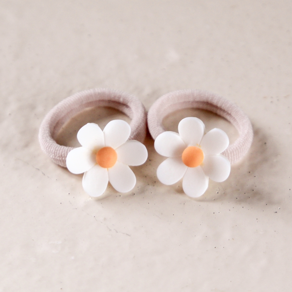 Haarelastiekjes - Madeliefje