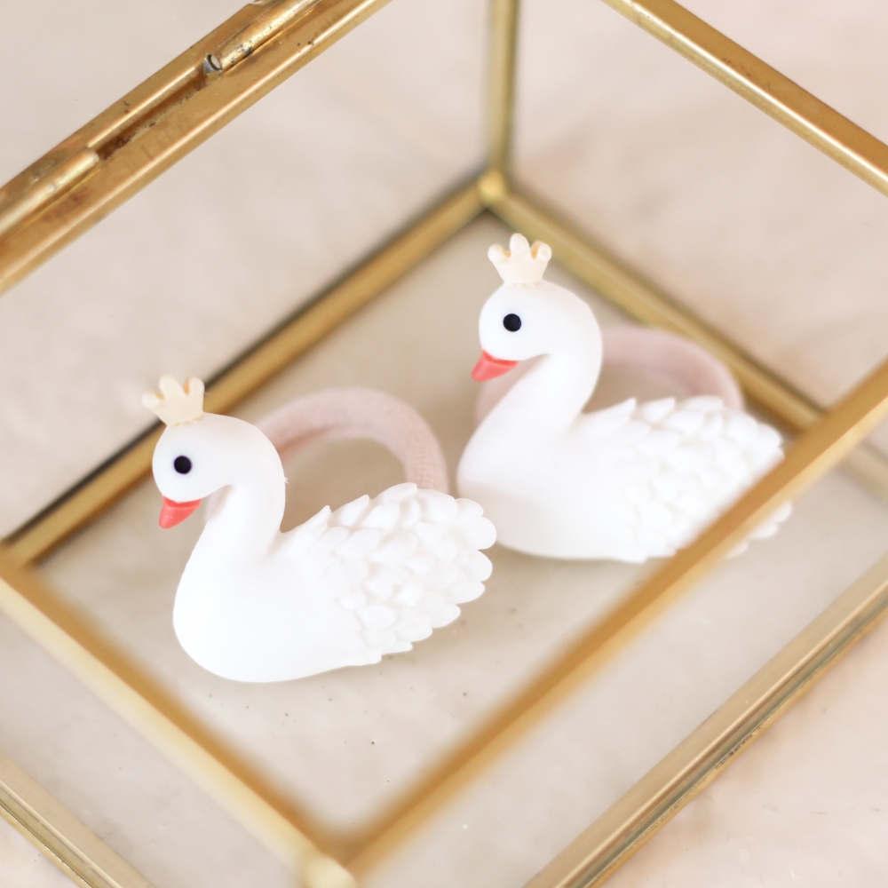 Haarelastiekjes - Swan