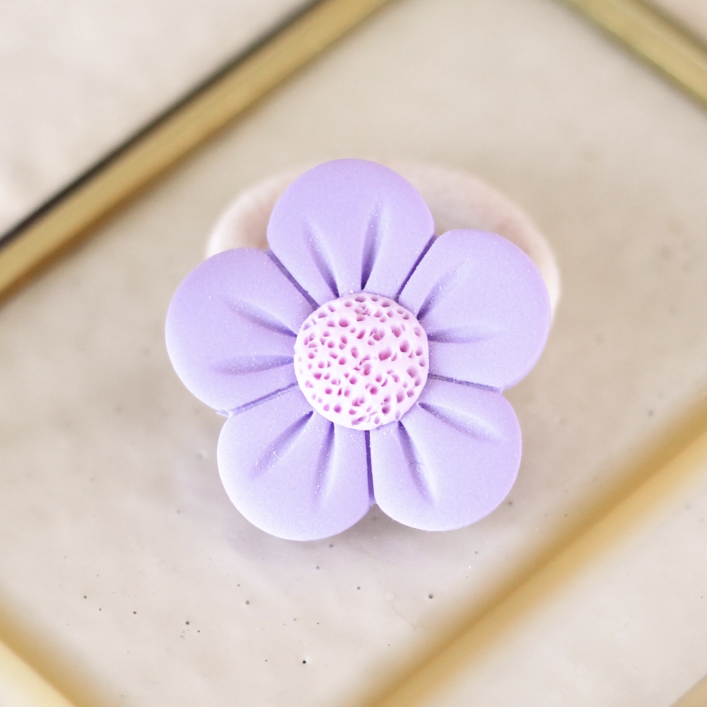 Polymeerklei elastiekje - Sweet Violet