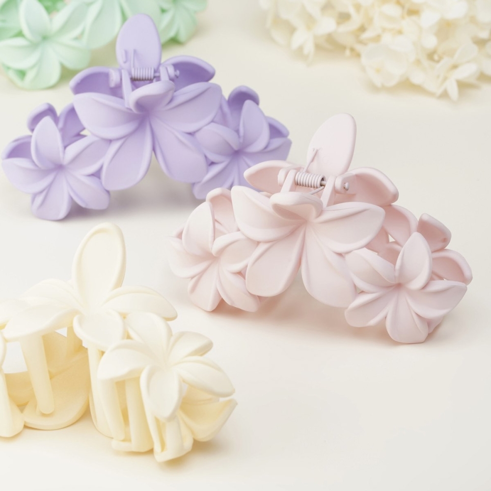 Haarclip Flower - Lichtroze