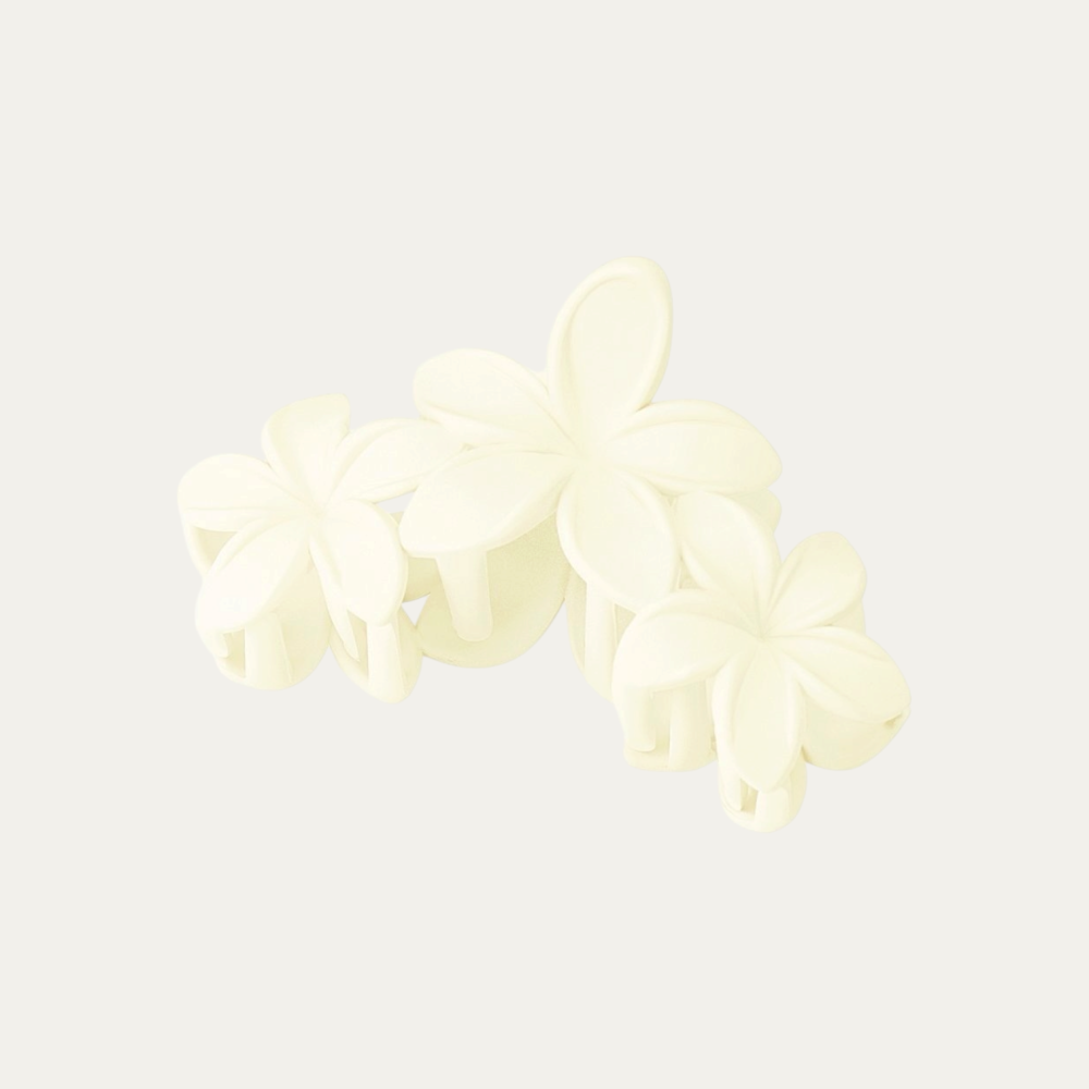 Haarclip Flower - Crème