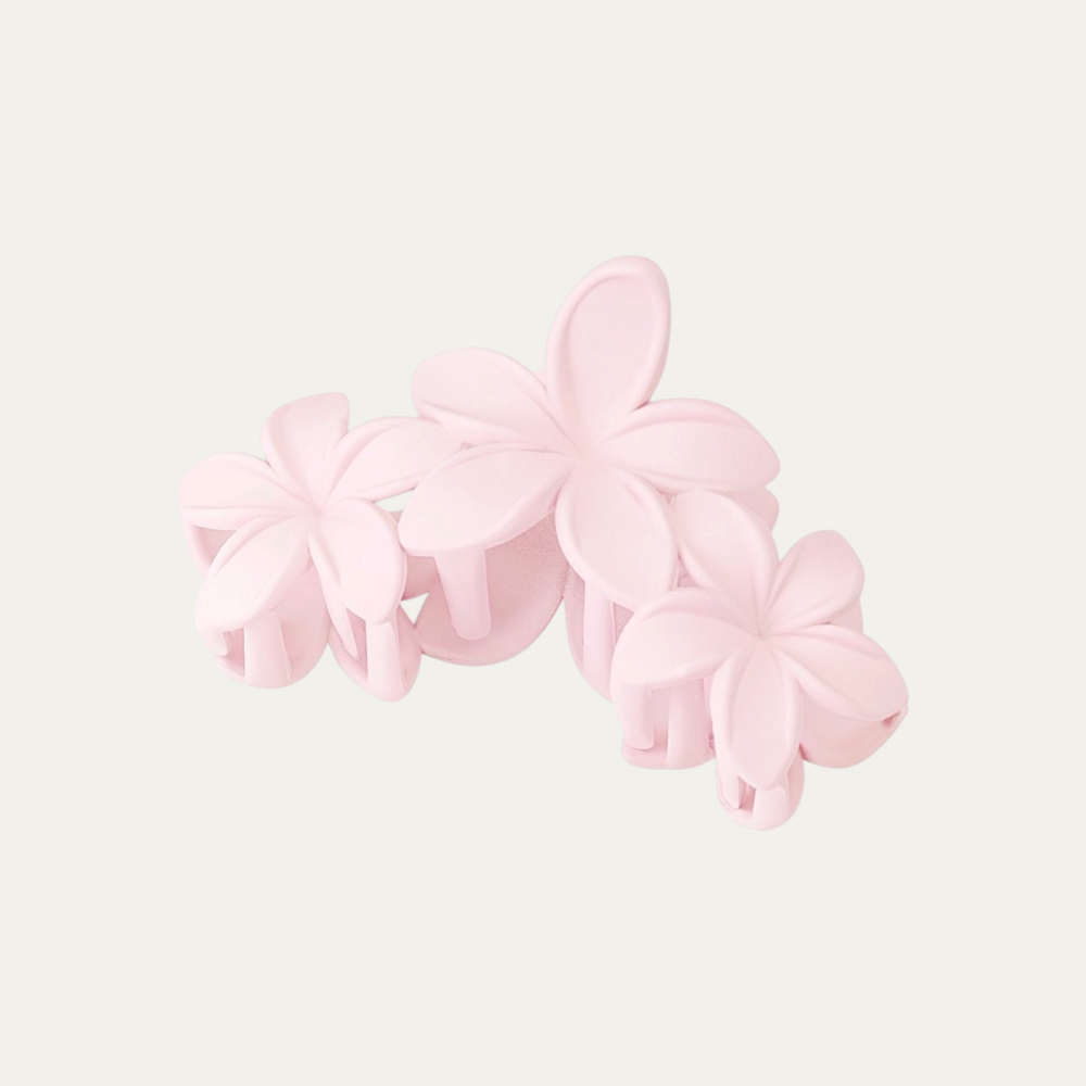 Haarclip Flower - Lichtroze