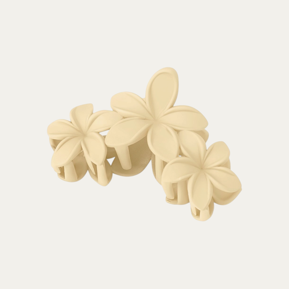Haarclip Flower - Beige