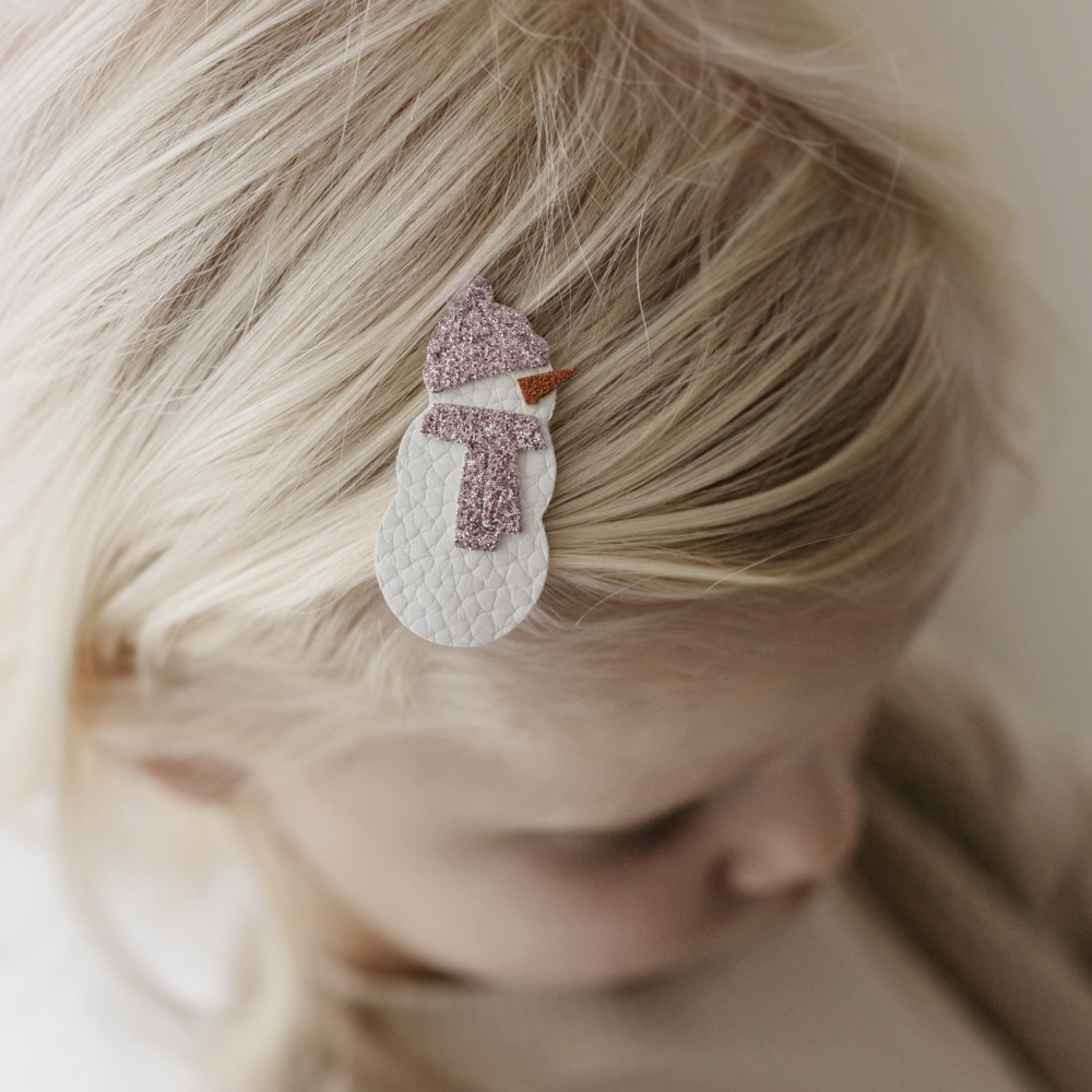 ✴︎ Snowman - Pink Glitter