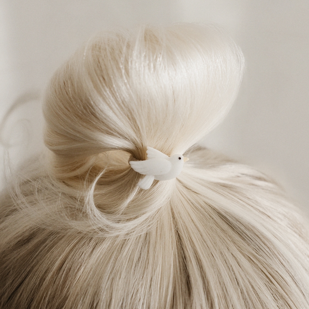 Haarelastiekjes - Duifje