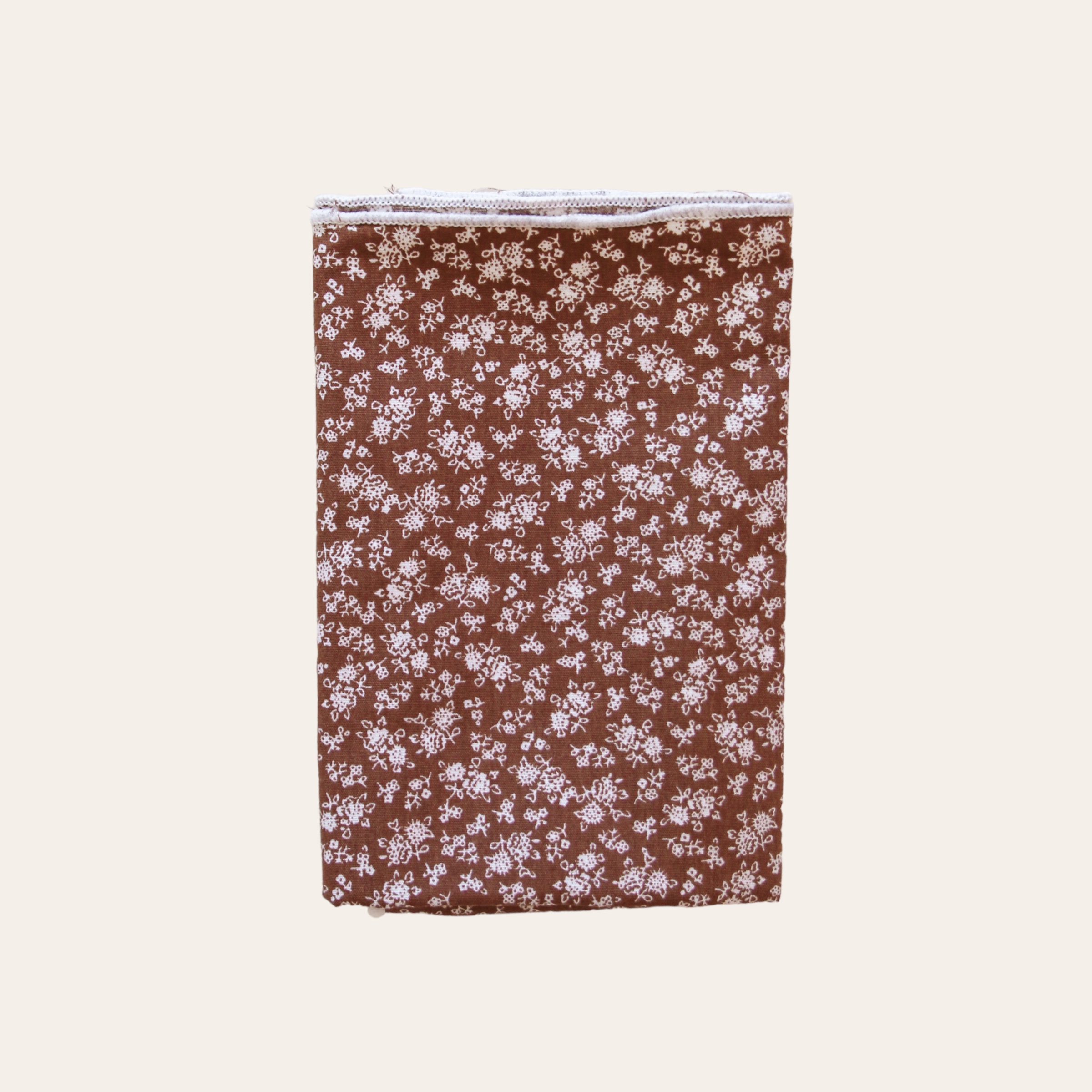 Haarband/sjaaltje - Brown Flower