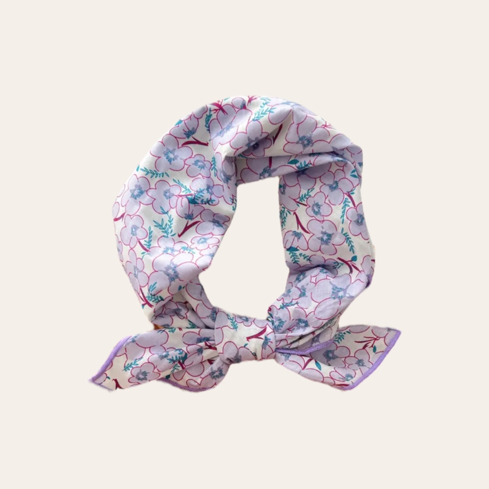 Haarband/sjaaltje - Lilac Flowerfield