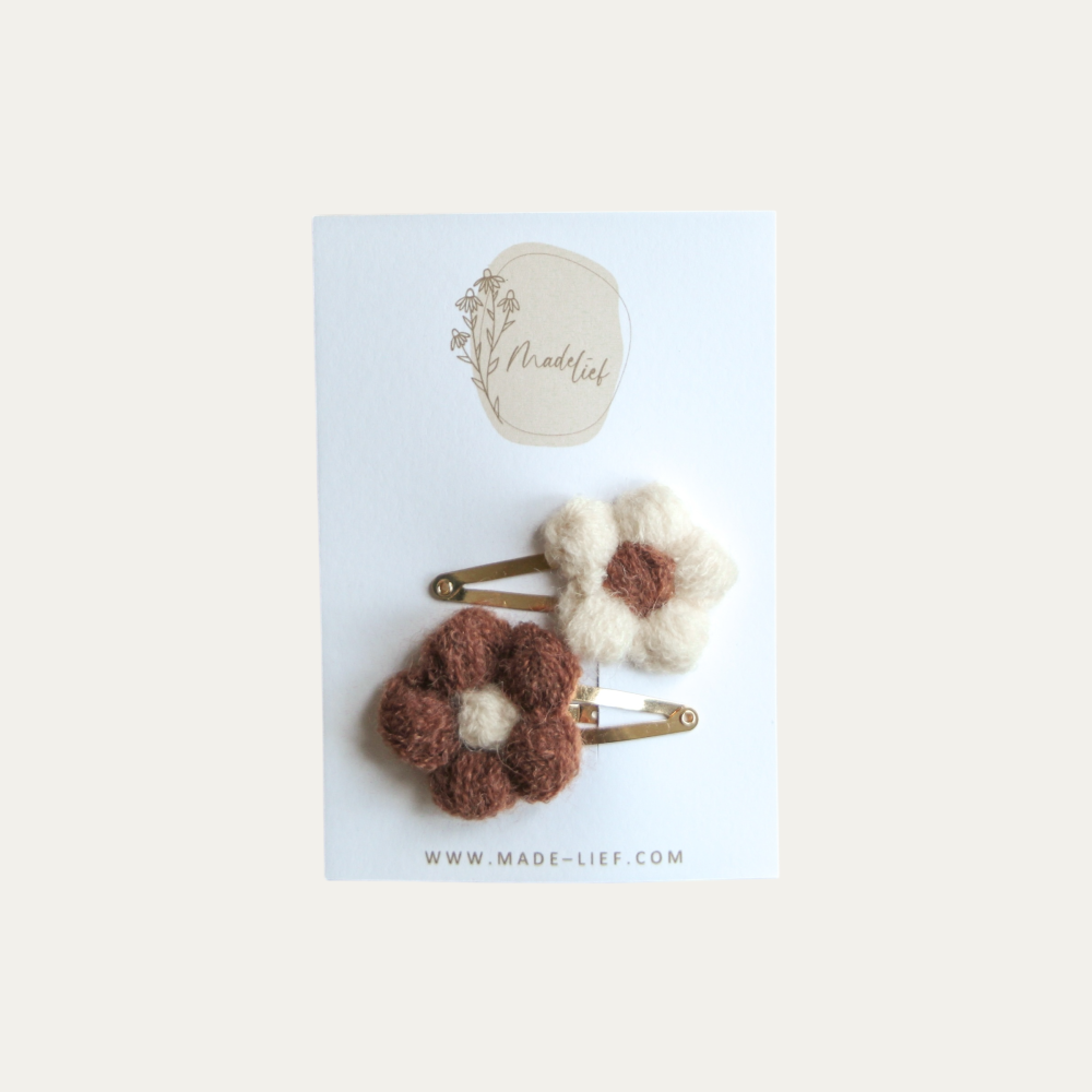 Wooly Flowers - set
