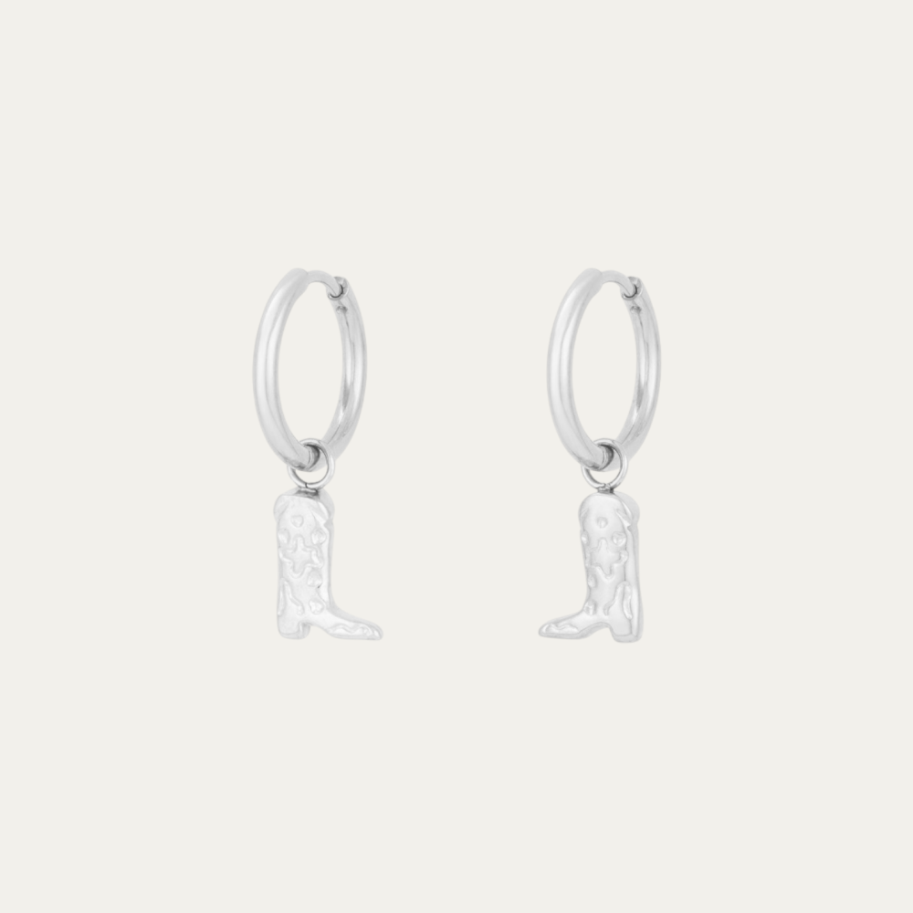 Oorbellen - Cowgirl Zilver