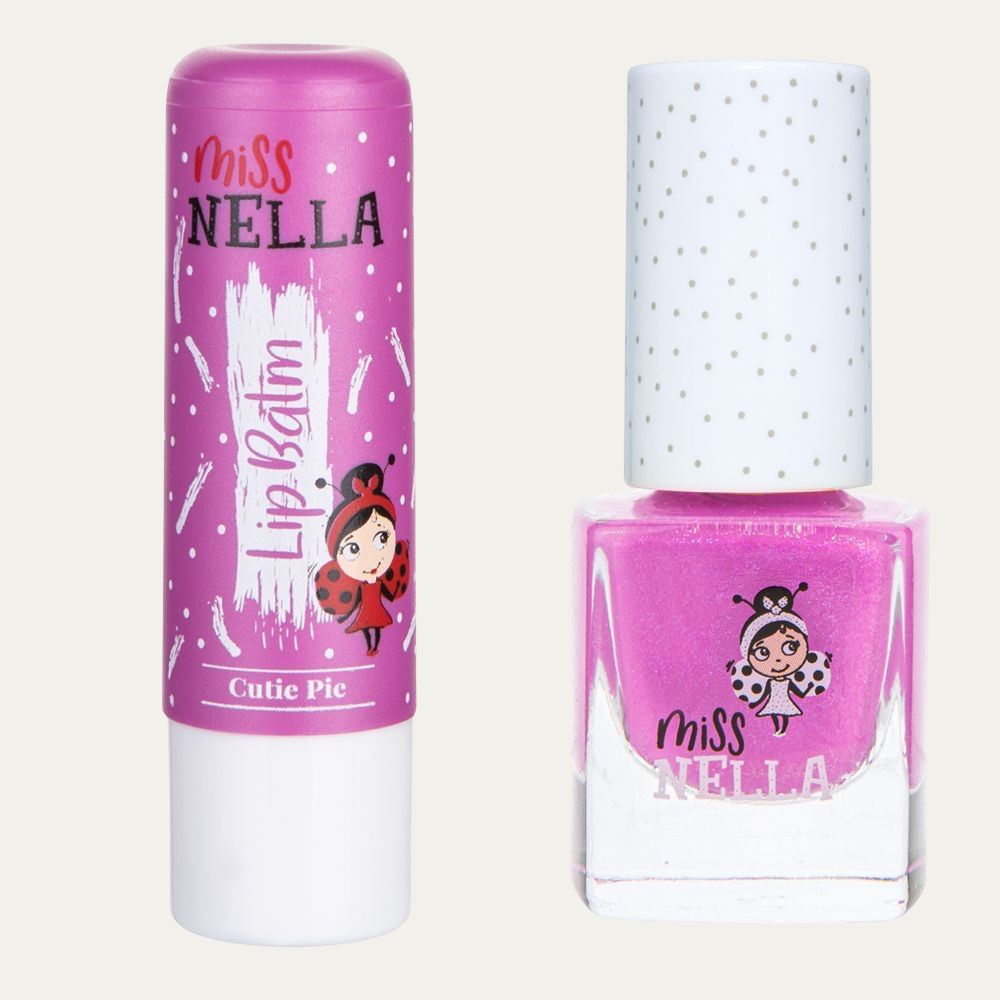 Duo Lipbalm + Nagellak - Blueberry smoothie