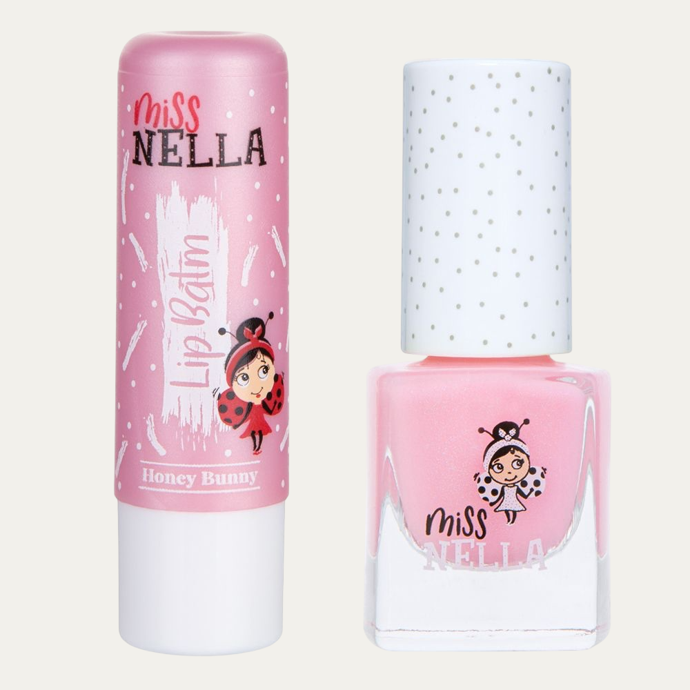 Duo Lipbalm + Nagellak - Cheeky Bunny