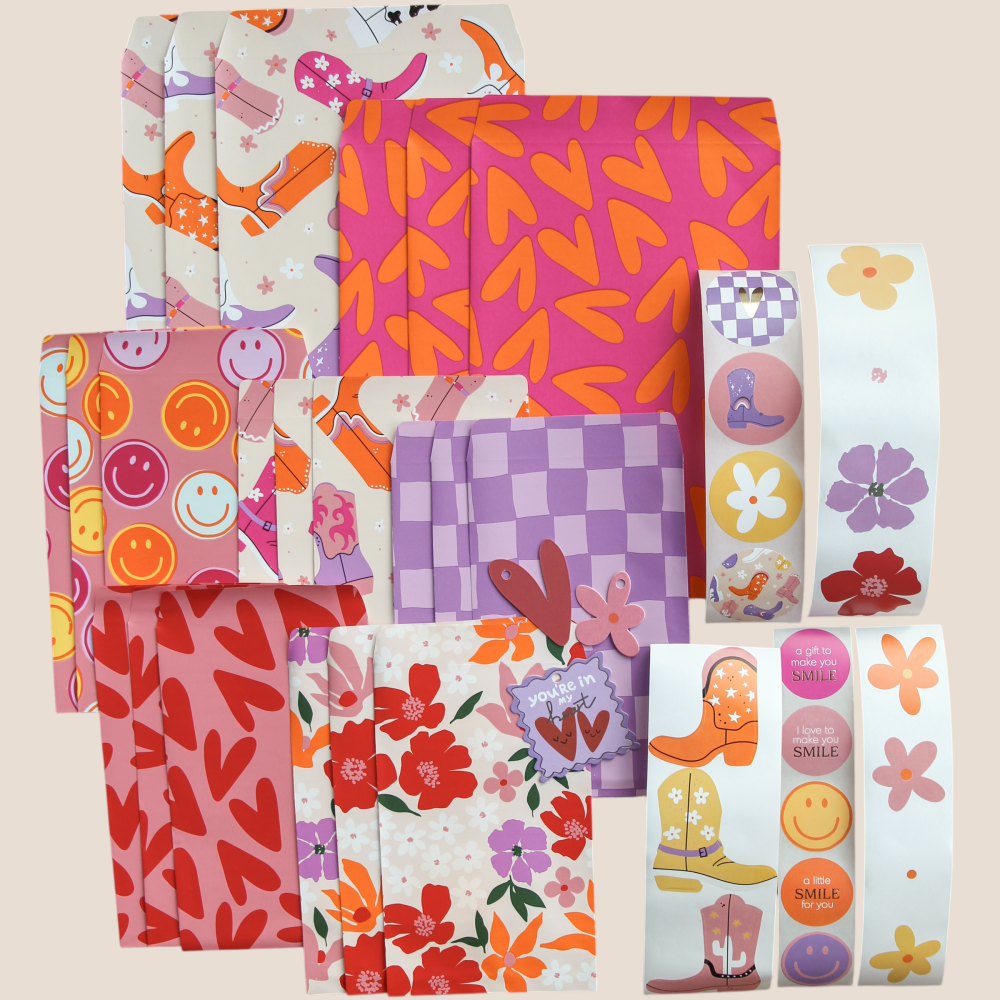 Happy Wrapping Set - Kleurrijk