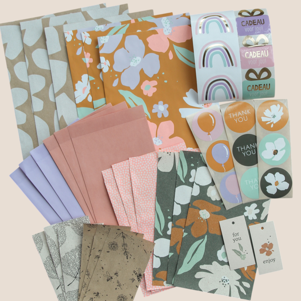 Happy Wrapping Set - Warm&Lila