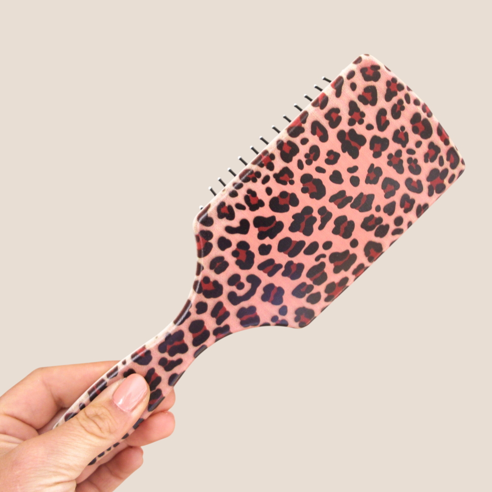 Haarborstel - Leopard