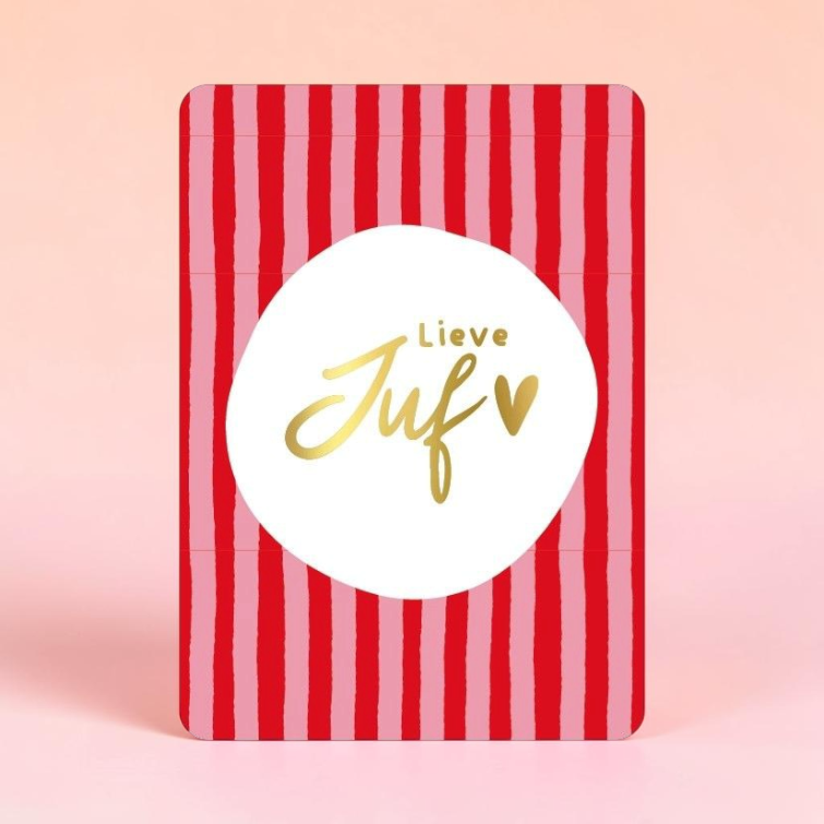 Juf - Wenskaart
