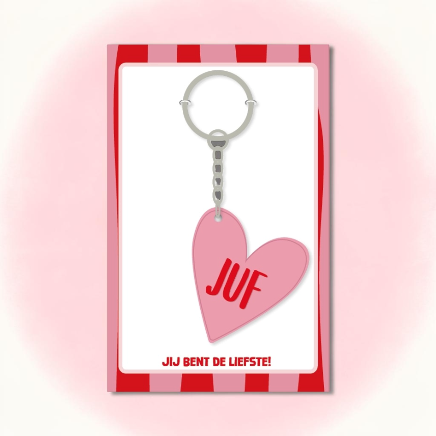 Juf - Sleutelhanger